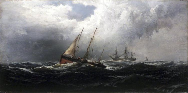 James Hamilton After a Gale Wreckers china oil painting image
